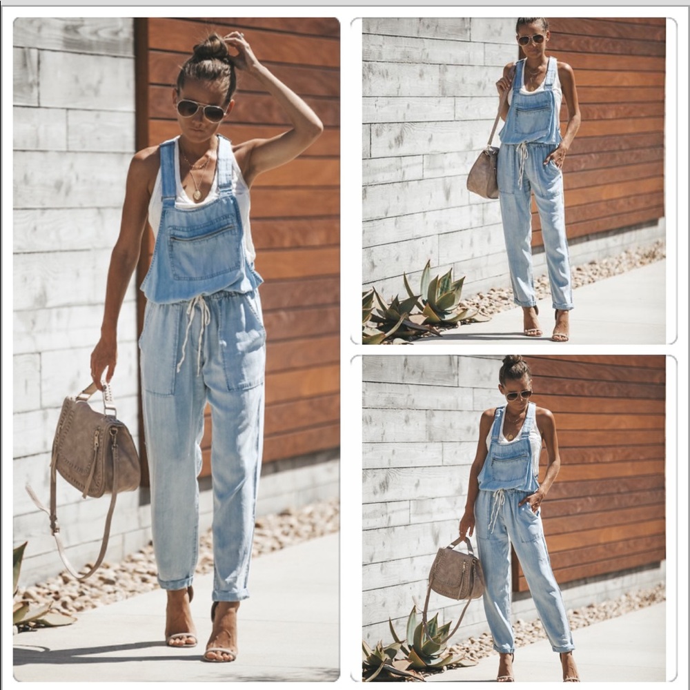 LAST 💗Gorgeous soft Tencel Overalls